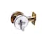 Trans Atlantic Co. LSV Saturn Brushed Chrome Grade 2 Commercial Cylindrical Entry Door Handle with 700 Series Single Cylinder Deadbolt Pack DL-LSV53DB751-US26D - alternate 2